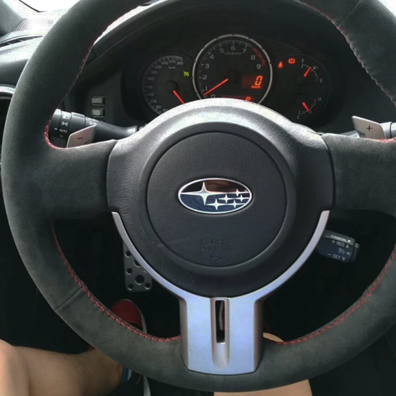 Protector de volante en ante para Subaru BRZ 2012-2015 y Toyota 86 Scion FRS - imagen 2