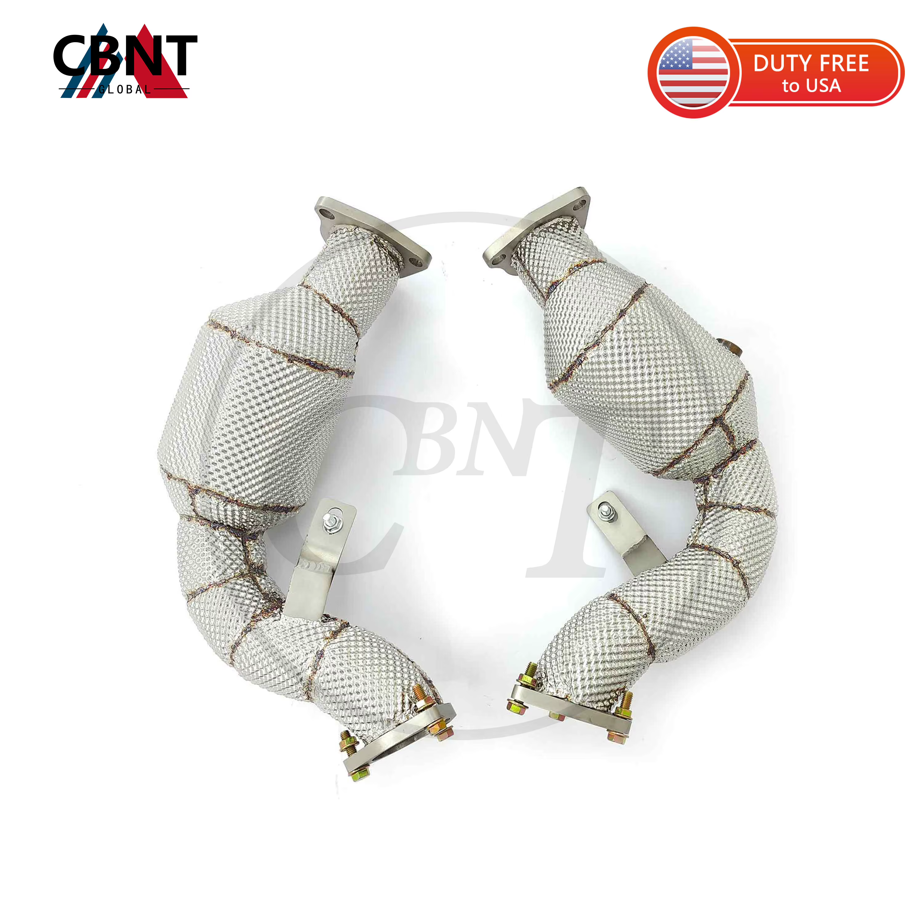 CBNT Downpipe deportivo sin catalizador para Audi A6/A7 C7 3.0 T