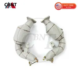 CBNT Downpipe deportivo sin catalizador para Audi A6/A7 C7 3.0 T