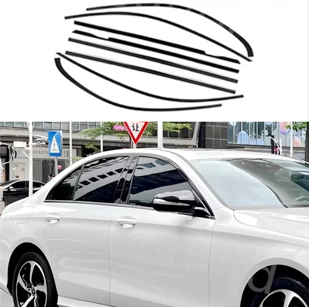 Embellecedor negro de lentejuelas para Mercedes Clase E W213 2016-2023