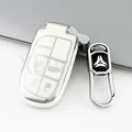 5 button white set