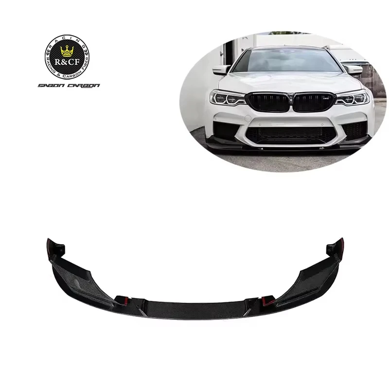 Labio divisor delantero en fibra de carbono 3D – BMW M5 F90 2018-2019