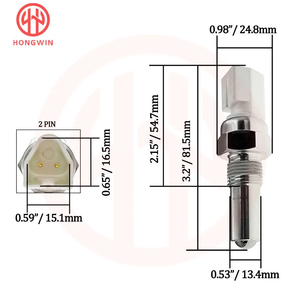 Interruptor luz freno 2PIN compatible Ford Focus Volvo C30 V50 - imagen 2