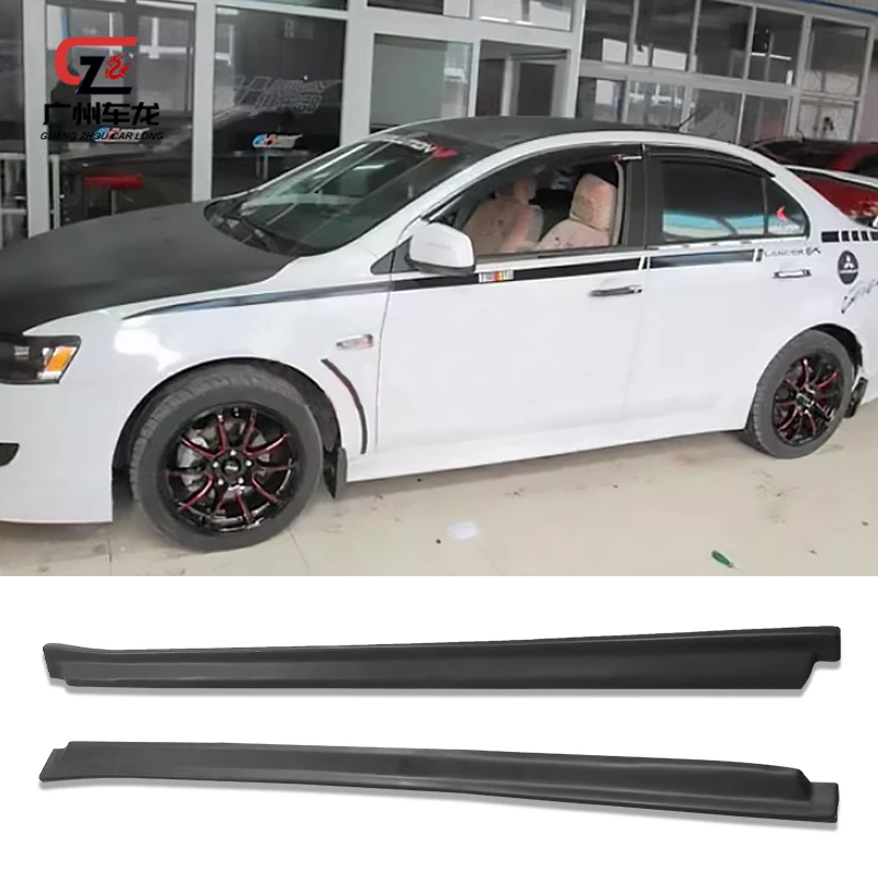Kits de carrocería de coche de estilo deportivo labio delantero para mitsubishi Lancer 2009-2012 difusor trasero faldas laterales de labio Material ABS piezas exteriores - imagen 3