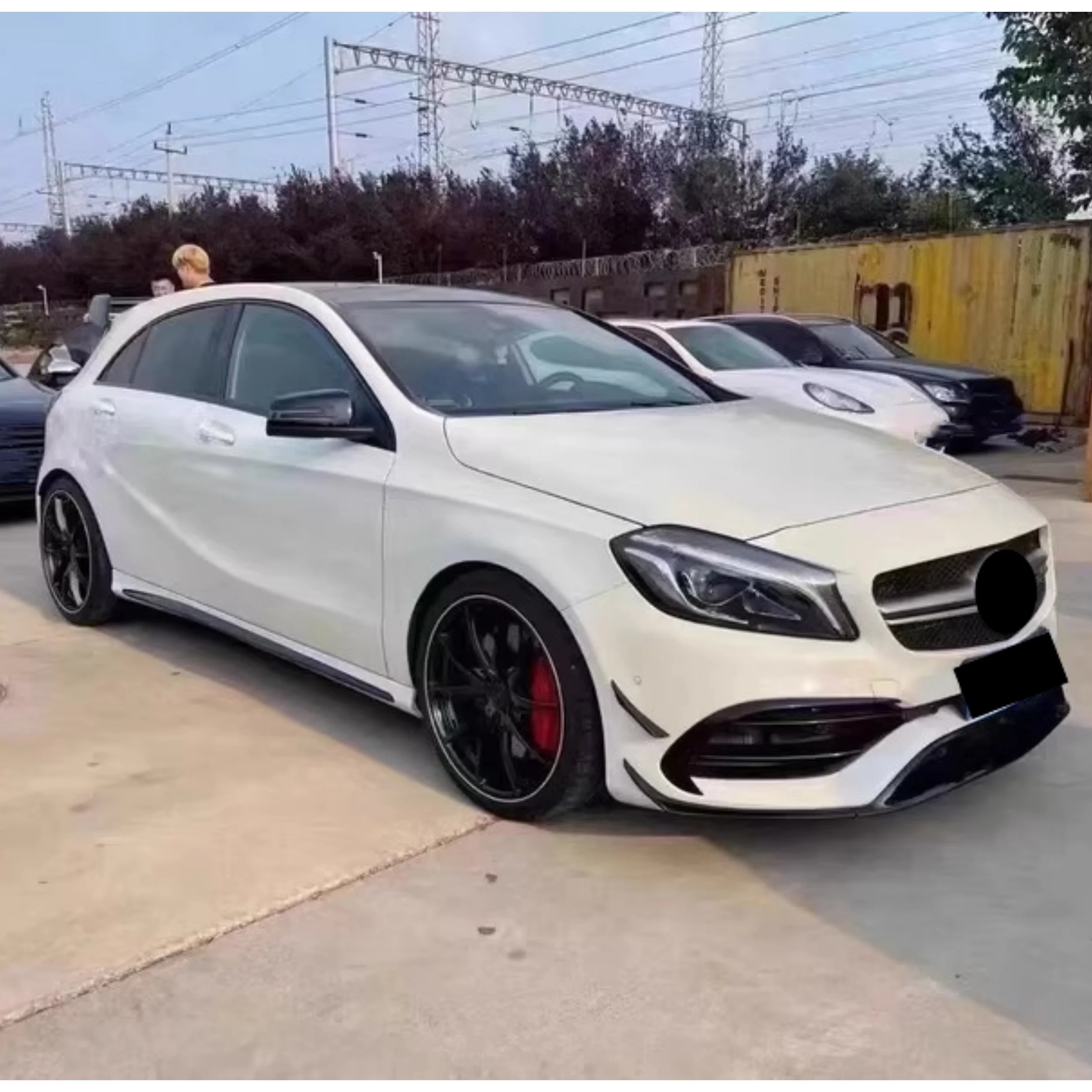 Kit carrocería estilo AMG 45 para Mercedes W176 con parachoques y parrilla - imagen 4