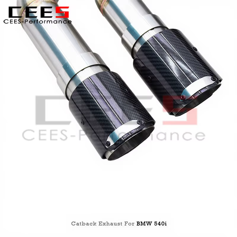 CEES catback valvetronic acero inoxidable BMW 540i B58 G30 2018-2024 - imagen 4