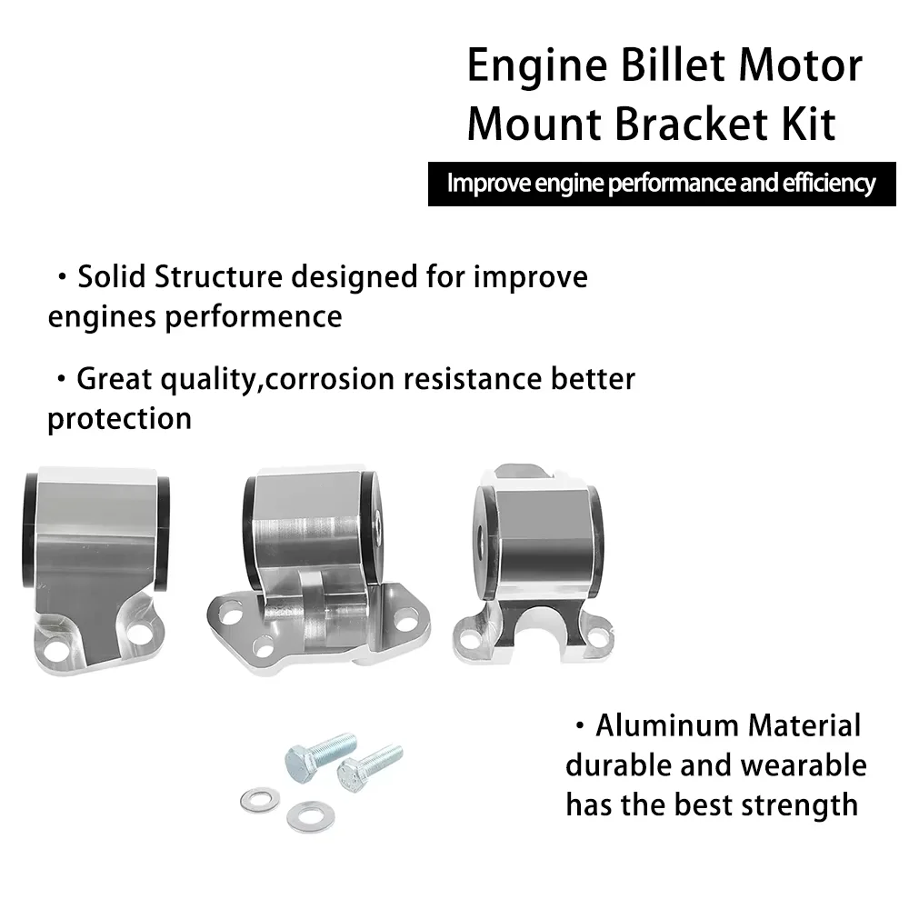 Kit de soportes de intercambio de motor con perno de 2 orificios para Honda Civic EG D15 D16 B16 B17 B18 soporte de motor modificado - imagen 5