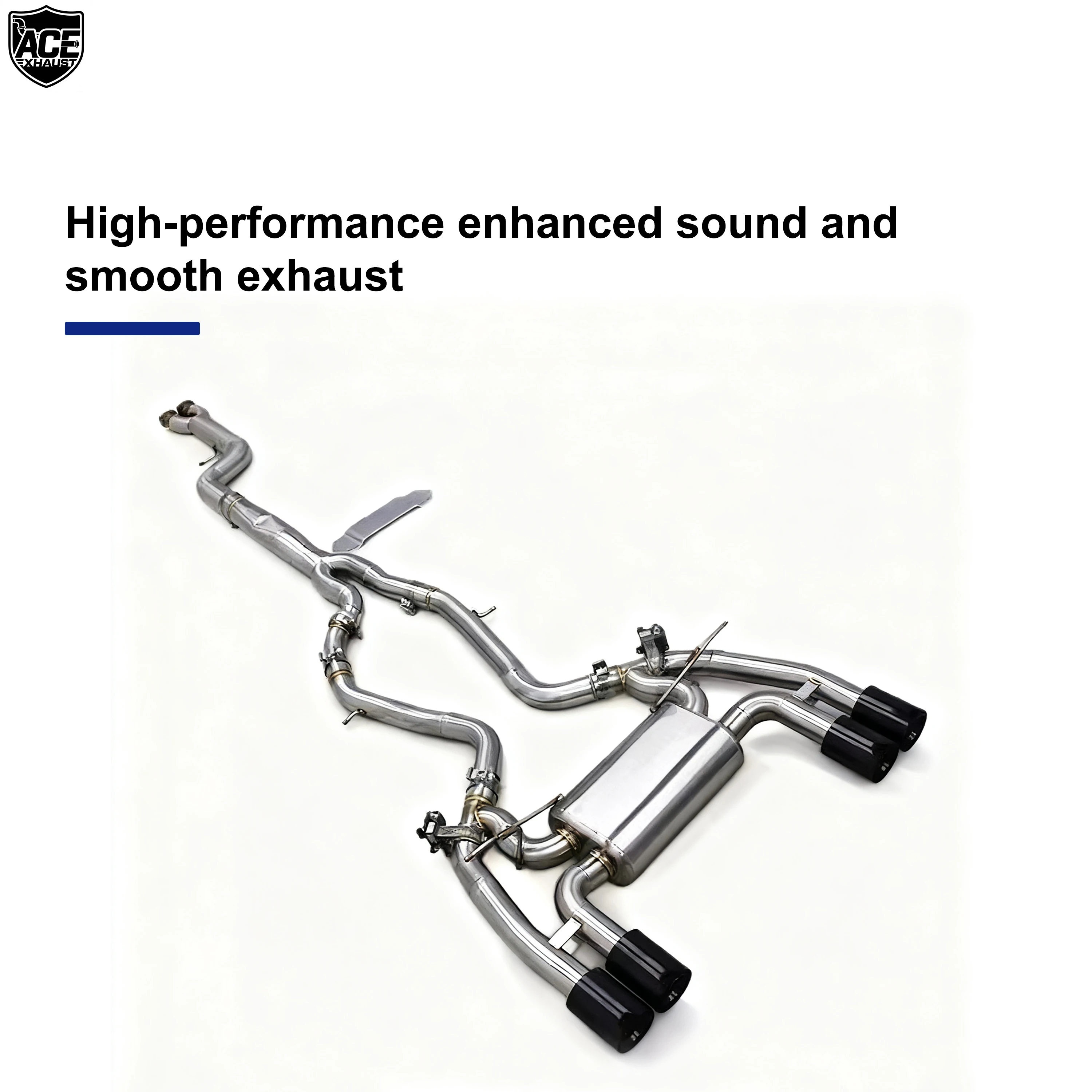 Escape Deportivo ACE CatbackBMW M2 F87 3.0T con Control de Válvulas - imagen 2
