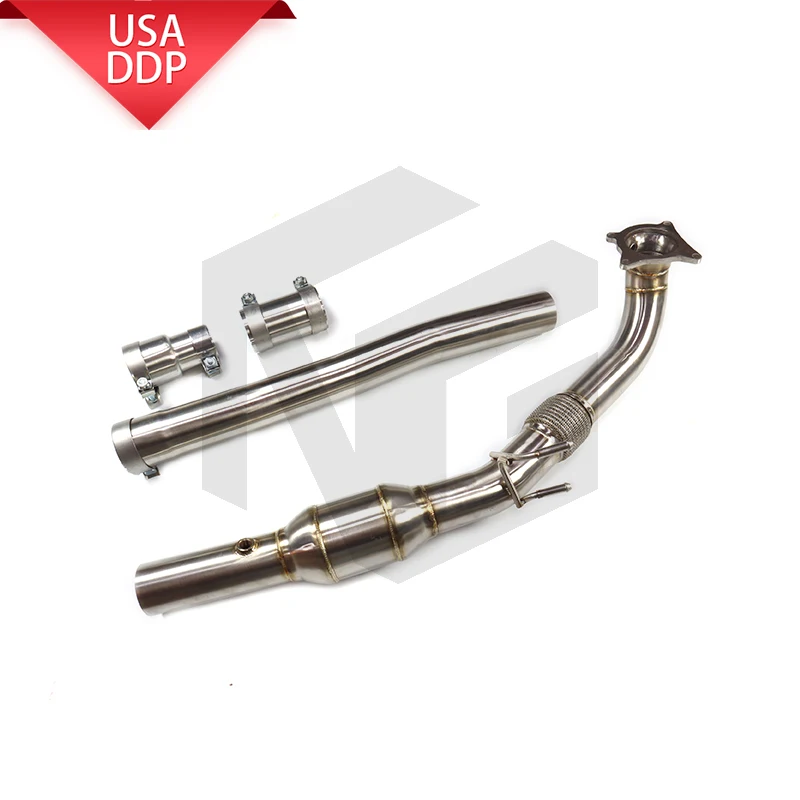 ING bajante sin catalizador Audi TT TTS 8J acero inoxidable