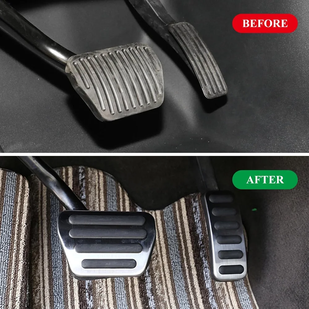 Almohadilla de cubierta de Pedal de reposapiés de freno de acelerador de Gas de coche para Land Rover Range Rover/Sport 2013-2021, Discovery 5 2017-2021 - imagen 5