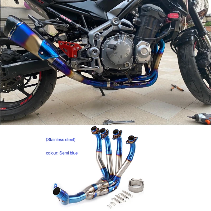 Tubo de escape titanio alto rendimiento para Kawasaki Z900 - imagen 5