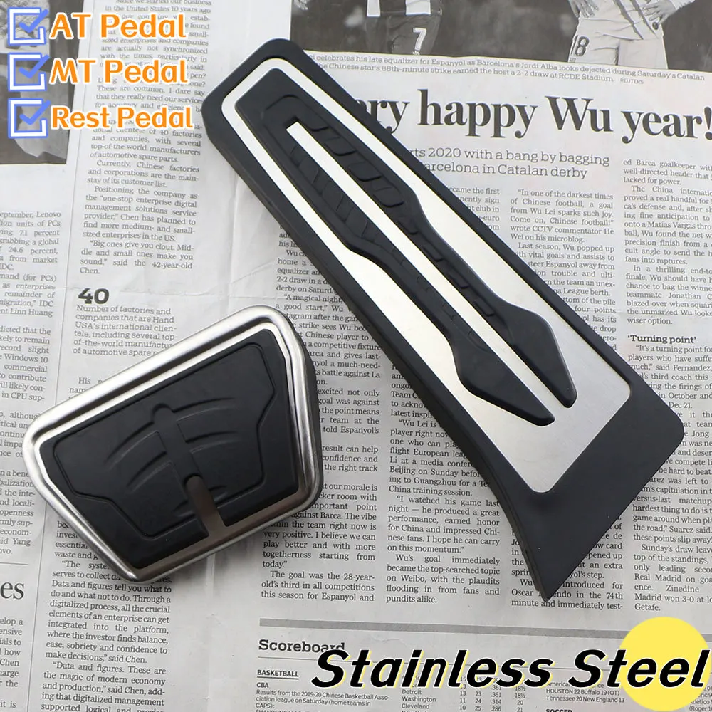 Cubiertas de pedales de freno y acelerador para BMW X3, X4, X5 y X6 - imagen 2