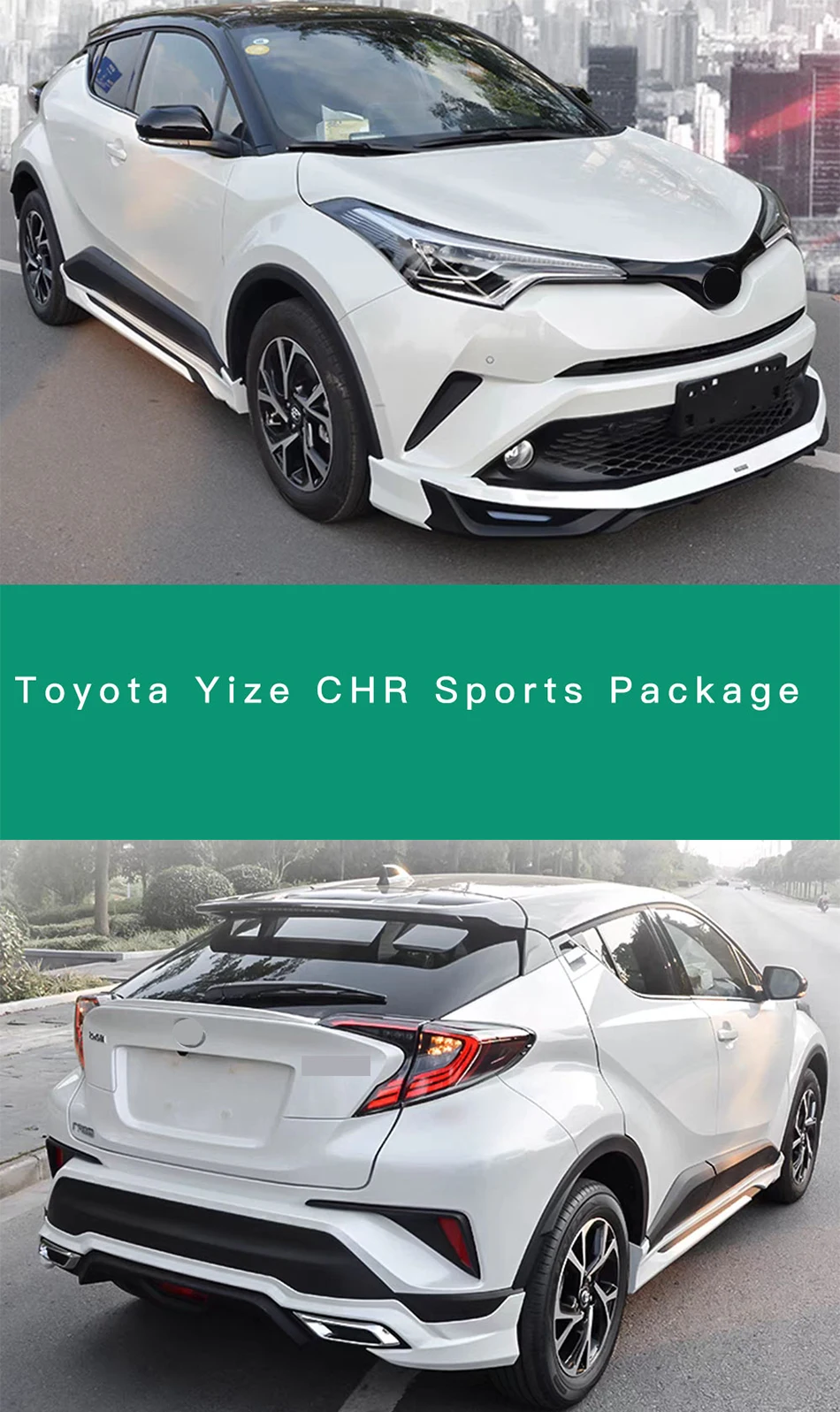 Kit de carrocería deportivo para Toyota C-HR 2018-2020
