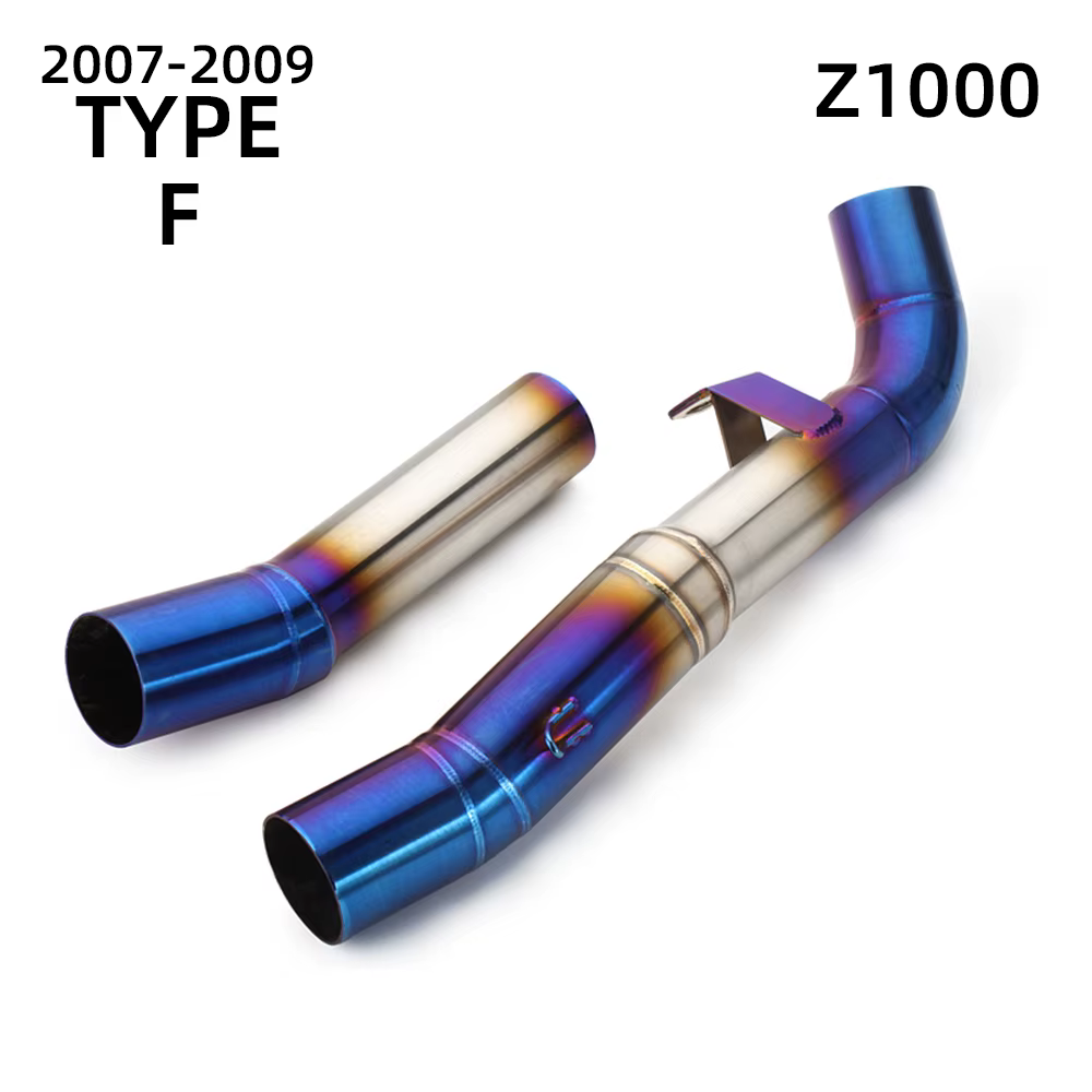 Tubo de escape de acero inoxidable para Kawasaki Z1000 2007-2009 - imagen 2