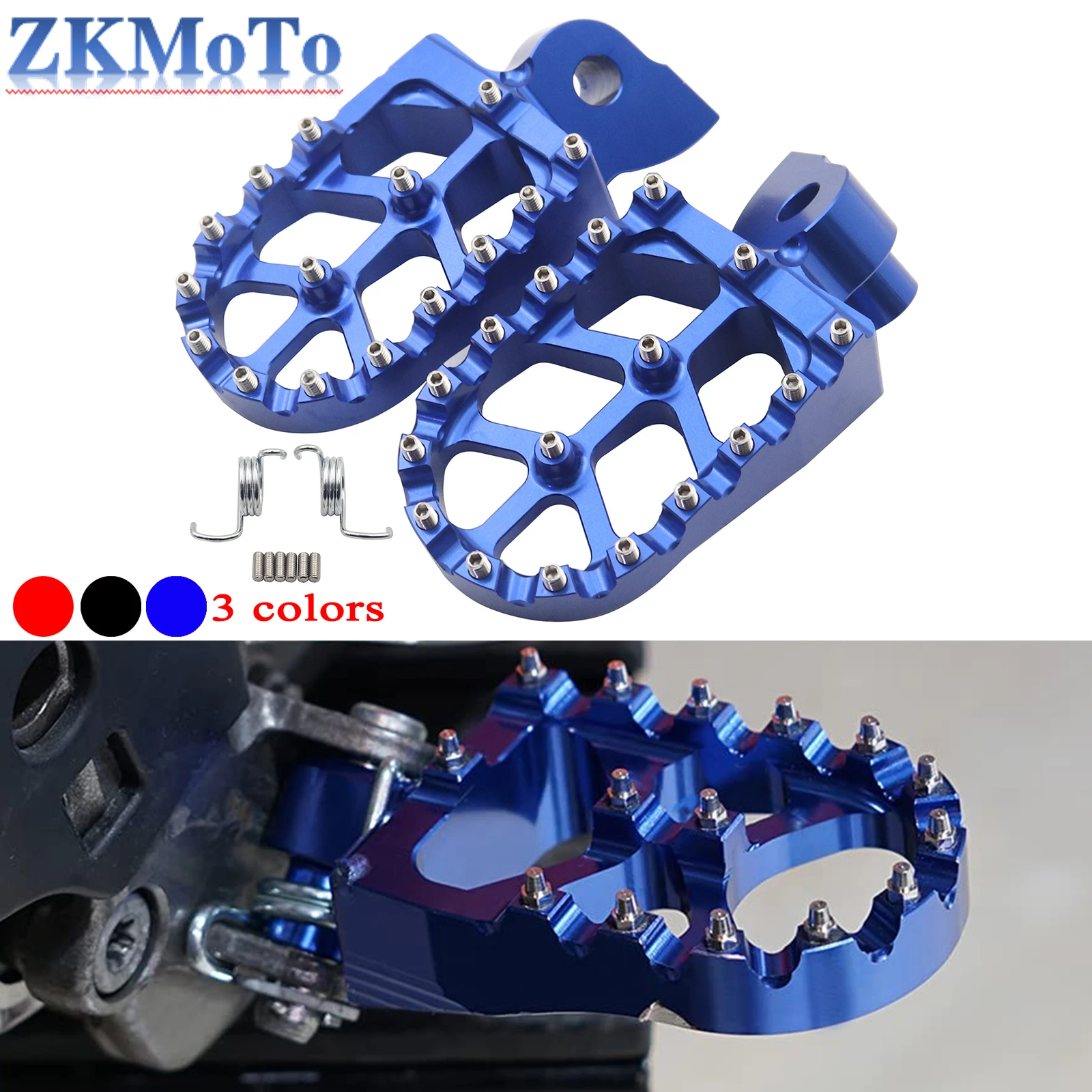 Reposapiés CNC para Yamaha YZ, YZF, WR y WRF