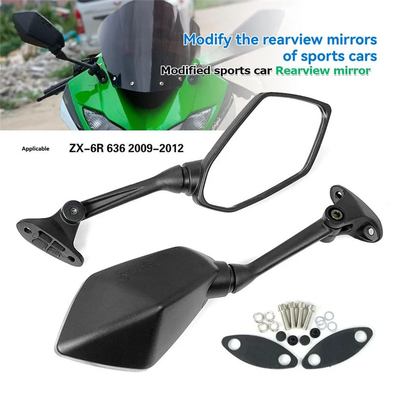 Espejo retrovisor reflectante para Kawasaki ZX-6R/ZX-636 2009-2012 - imagen 3