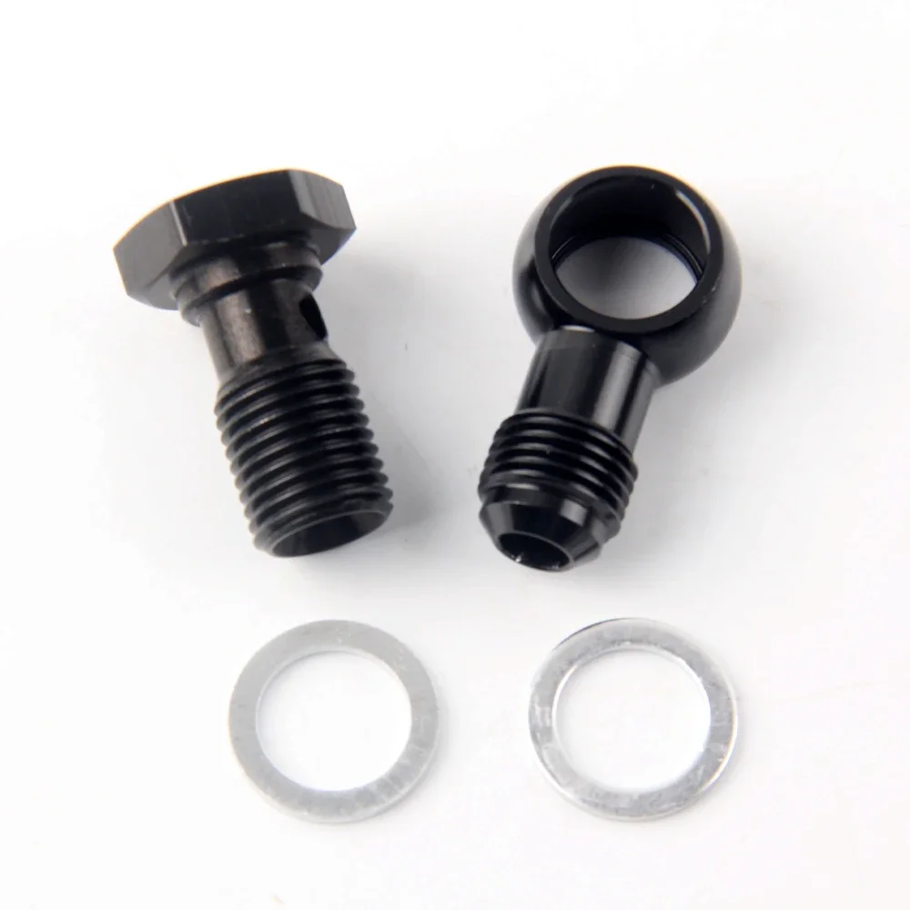 Racor banjo aluminio para embrague hidráulico rosca M12-M18 - imagen 4