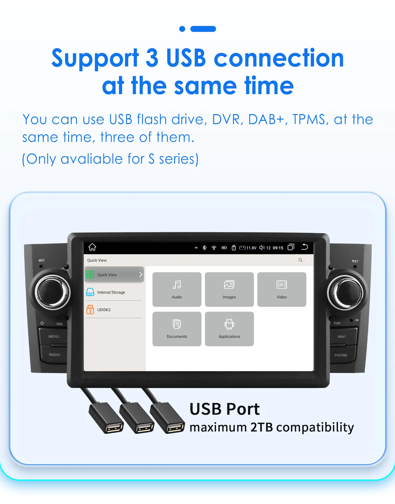 Autoradio Android Hizpo para Fiat Grande Punto (2007-2012) - imagen 5