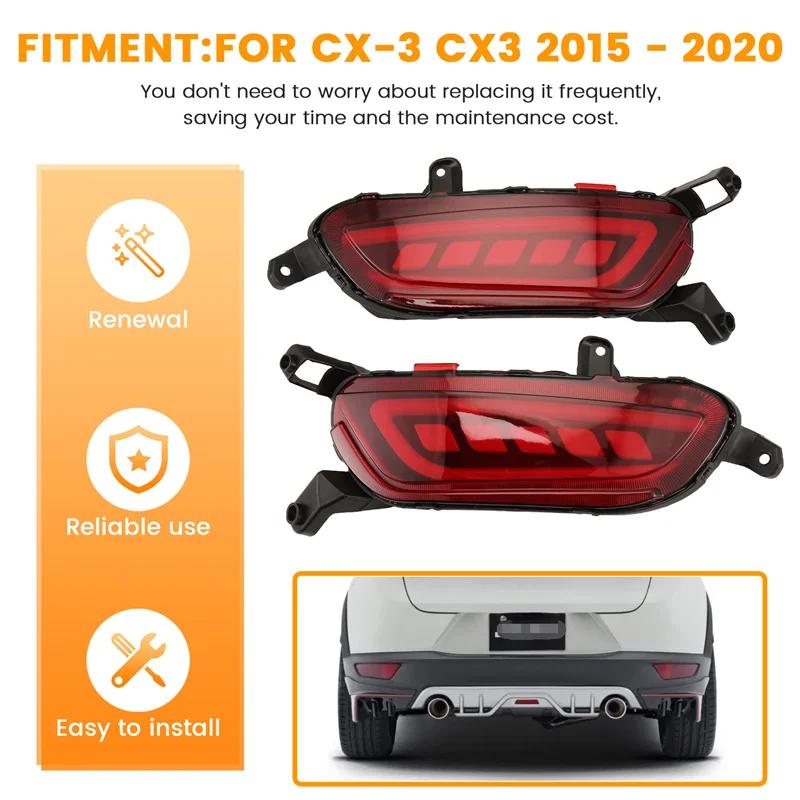 Luz antiniebla trasera LED Mazda CX-3 2015-2020 - imagen 5