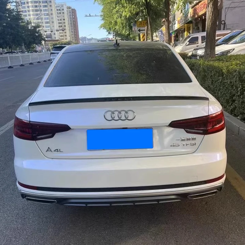 Alerón trasero ABS para Audi A4 B9 2017-2020 negro o sin pintar - imagen 3
