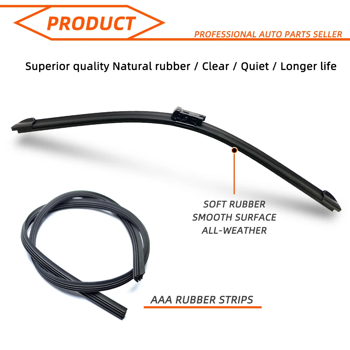 Limpiaparabrisas delanteros y traseros para Audi A3 S3 8V 2012-2020 - imagen 2
