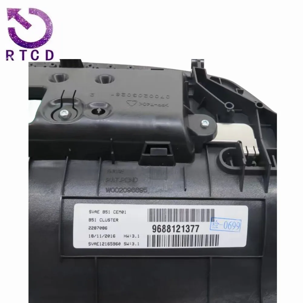 9688121377 Citroën C4 2008 pantalla de instrumentos - imagen 3