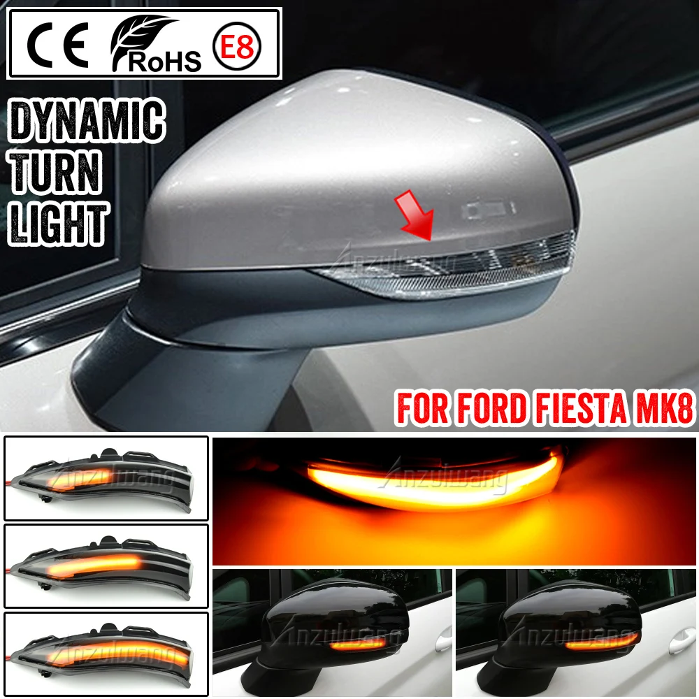 Intermitente dinámico LED retrovisor Ford Fiesta MK8 ST Line - imagen 4