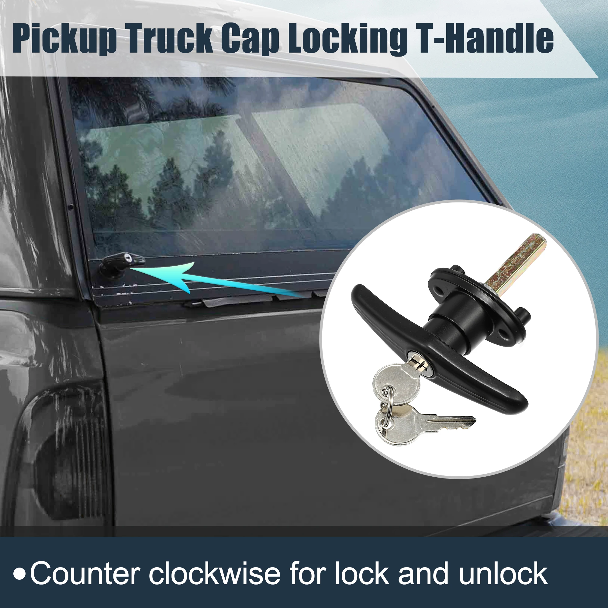 Cerradura manijas tapa pick-up X Autohaux para camiones - imagen 3