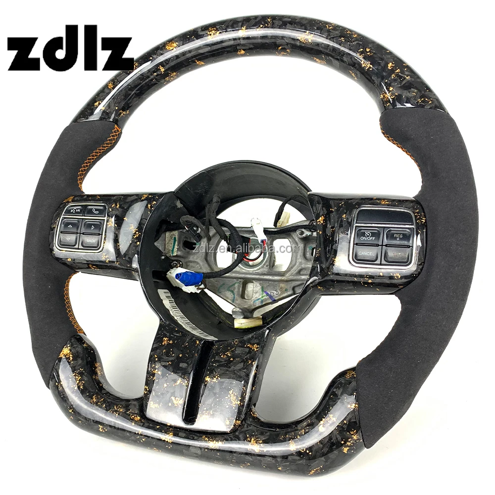 Volante Fibra de Carbono Forjado Jeep Wrangler JK 2013-2017 - imagen 3