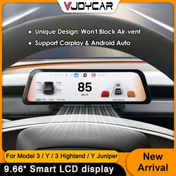 Vjoycar Tablero inteligente 9,66 pulgadas para Tesla Model 3 OTA
