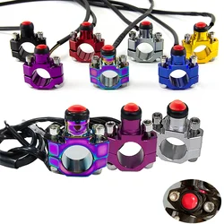 Interruptor arranque/parada moto 22 mm, pulsador Yamaha KTM Honda