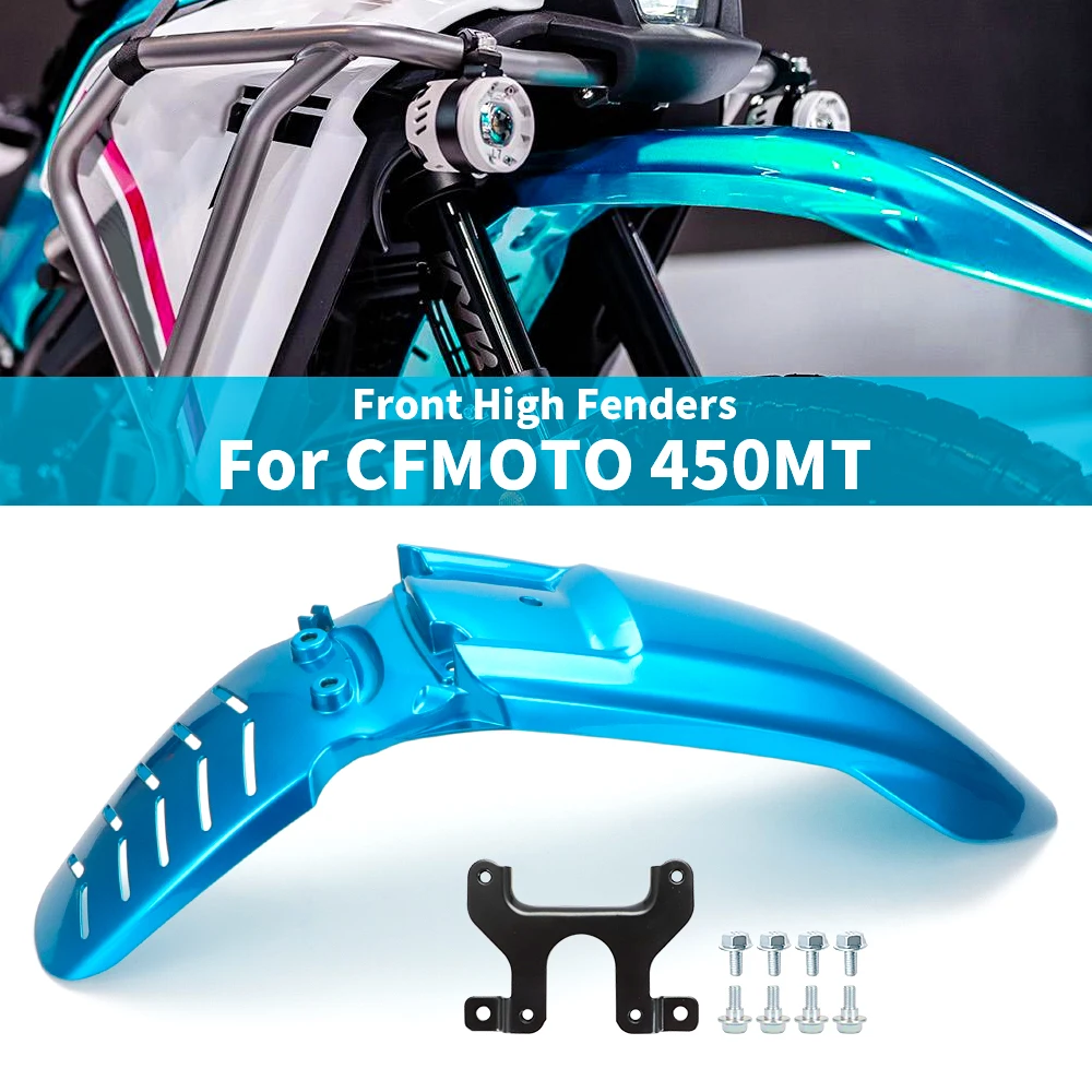 Guardabarros CFMOTO 450MT Delantero con Soporte - imagen 4