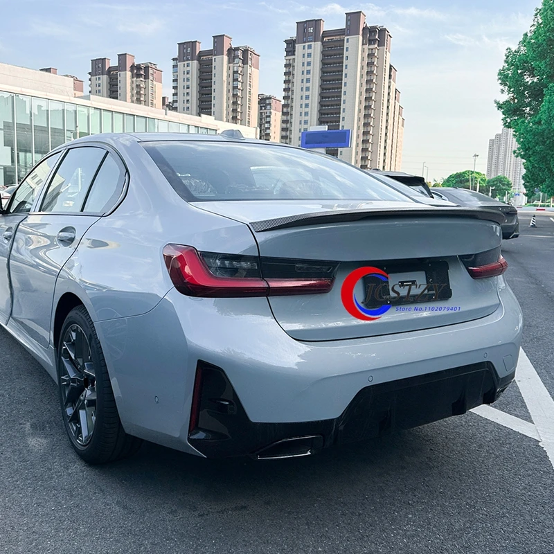 BMW Serie 3 G20 Alerón trasero estilo MP divisor negro 2019-2023 - imagen 4