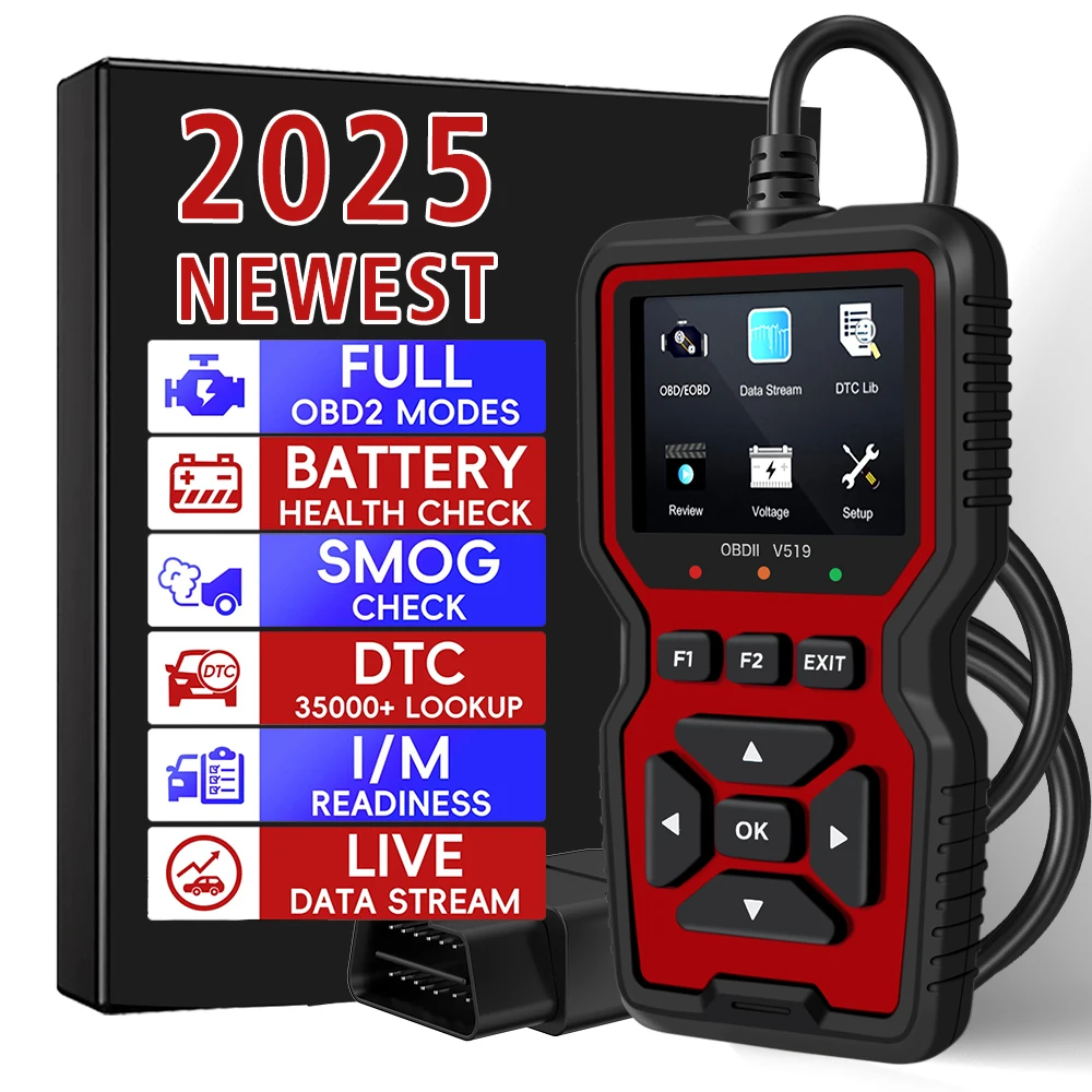 Escáner OBD2 ELM327 para lectura de fallos y datos del motor