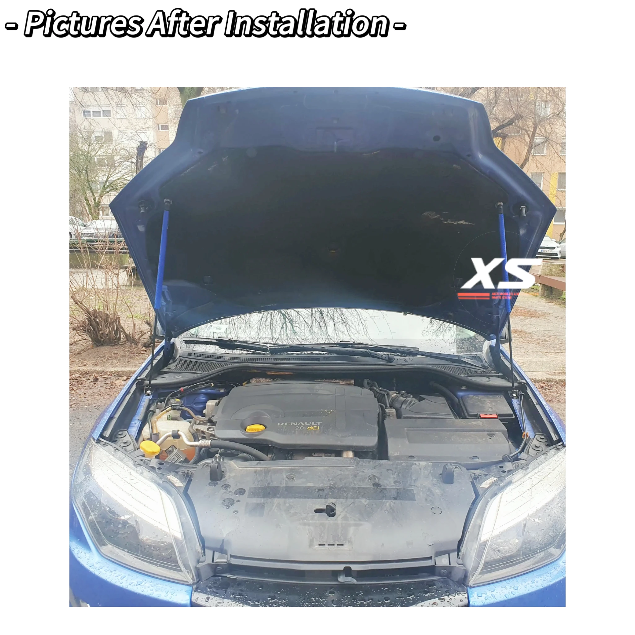 Amortiguadores de gas para capó Renault Laguna III X91 - imagen 2