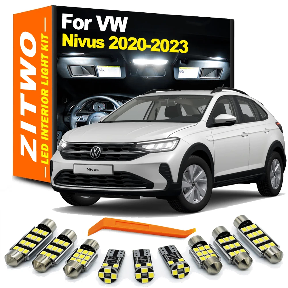 ZITWO Bombillas LED para interior de coche VW Nivus 2020-2023
