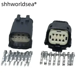 Shhworldsea 33472-0801 Conector estanco hembra de 8 pines, 1,2 mm
