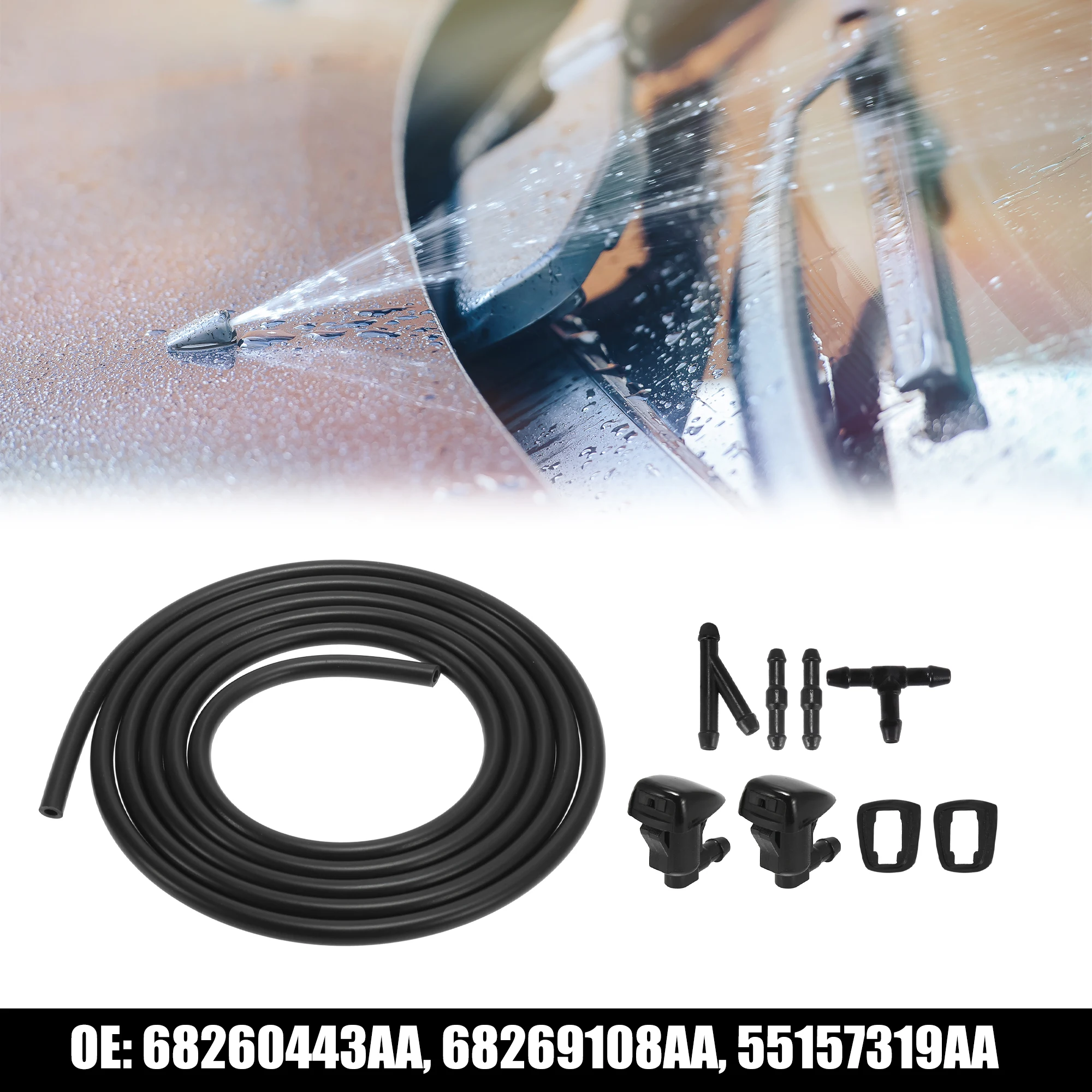 68260443AA Kit boquillas limpiaparabrisas Jeep Grand Cherokee WK2