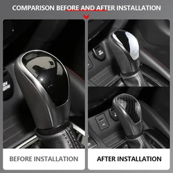 Cubierta de palanca de cambios fibra carbono imitación-Nissan X-Trail