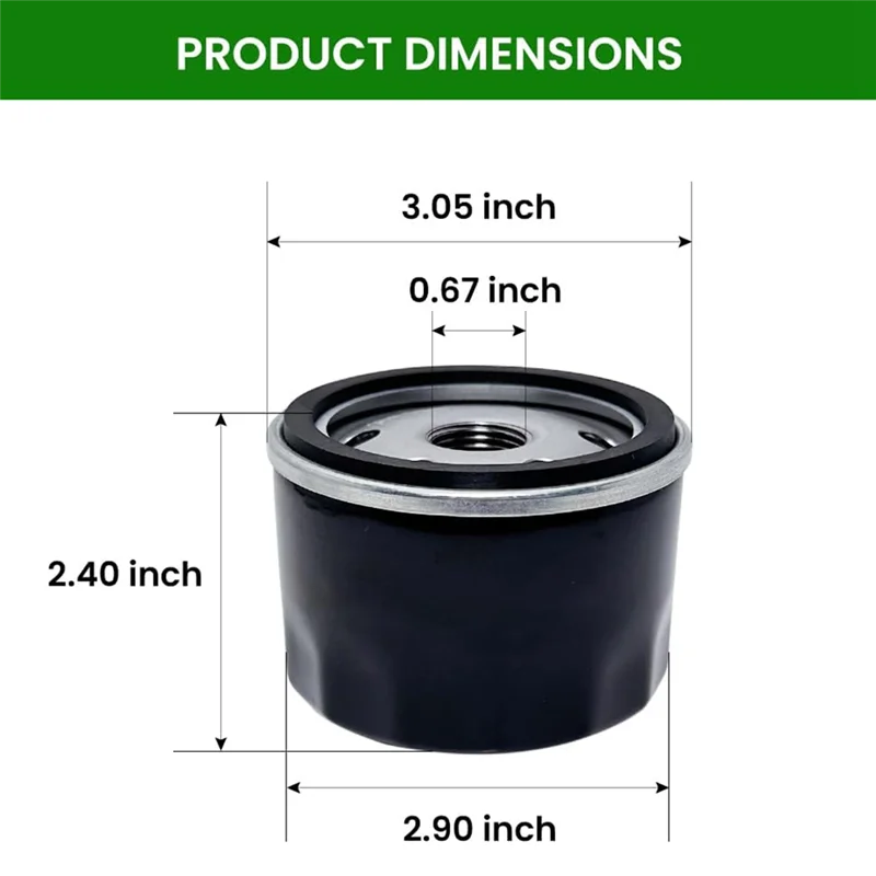 Kit filtros aire y aceite Kawasaki – FR730V FR691V FS481V FS541V FR651V - imagen 3