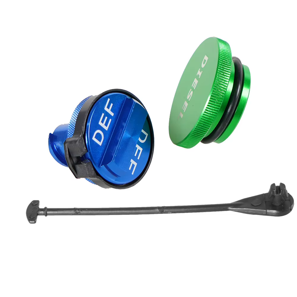 Tapa verde de combustible diésel para Dodge Ram