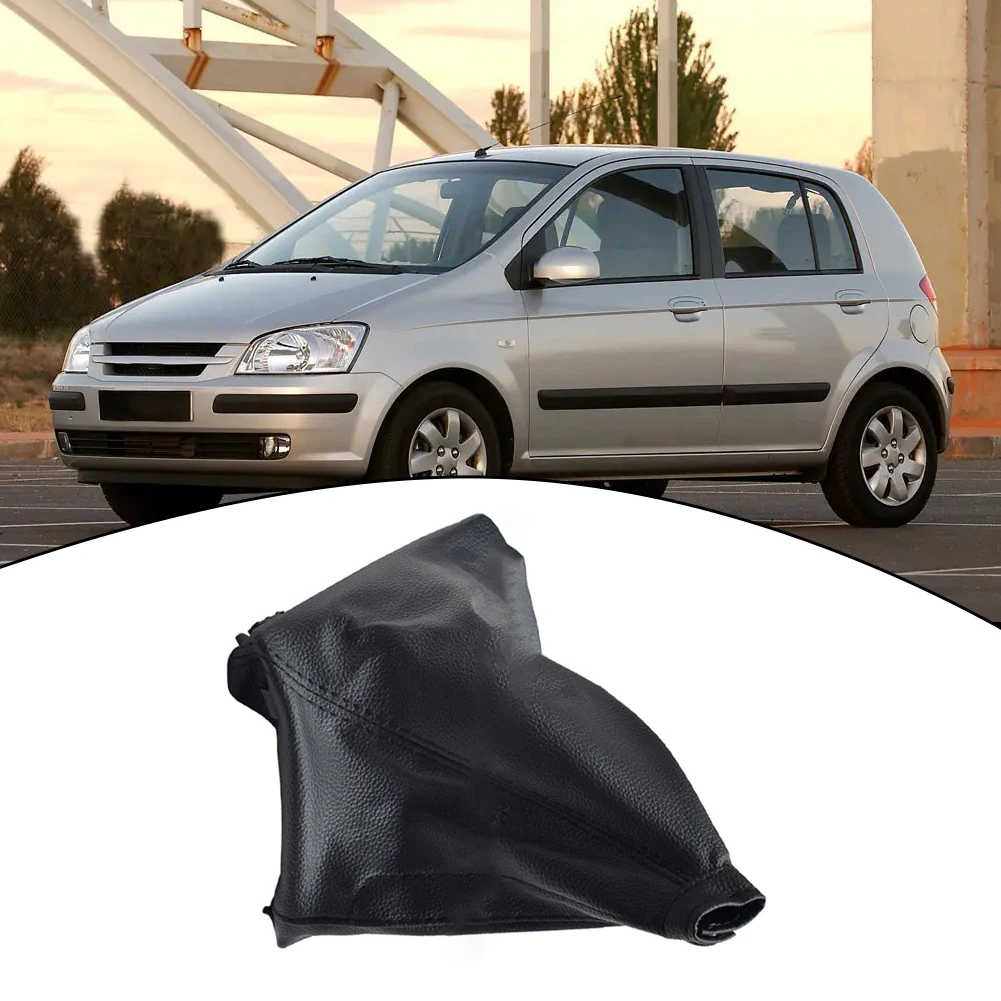 Pomo de palanca de cambios de cuero para Hyundai Getz 2002-2010 - imagen 2