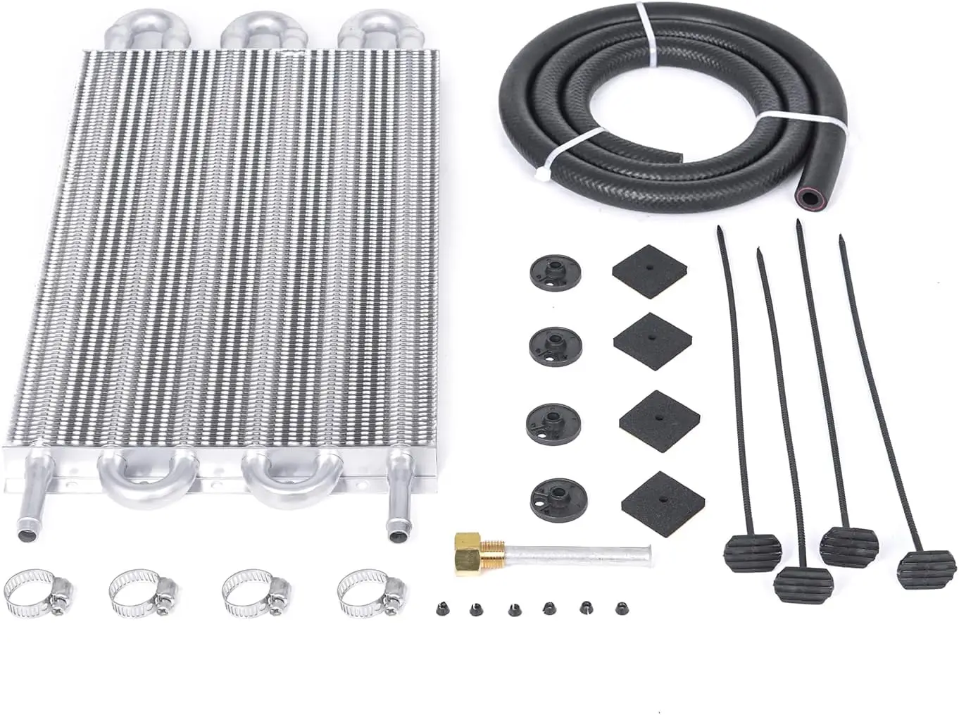 Kit enfriador de aceite de transmisión universal de aluminio