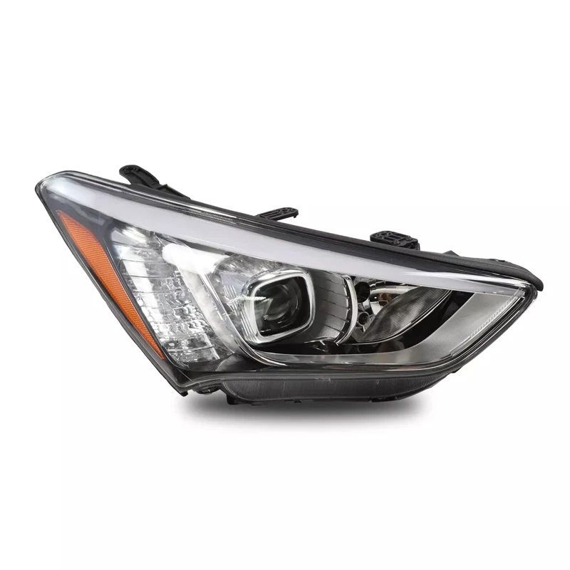 Faro halógeno Hyundai Santa Fe ix45 2013-2016 con luz diurna - imagen 3