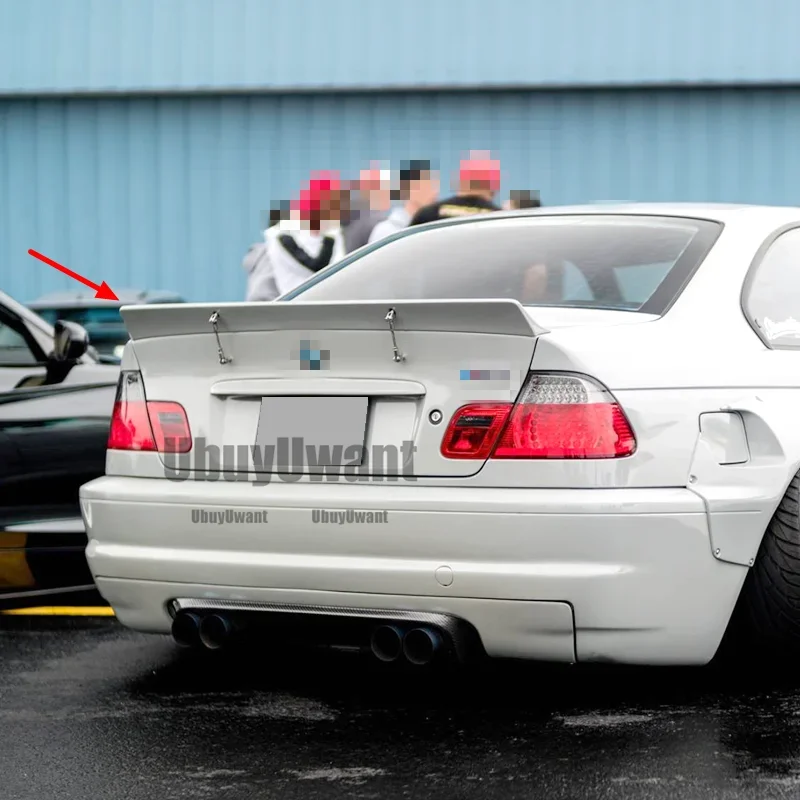 Para BMW E46 Sedan modelo de 4 puertas nuevo alerón trasero para maletero de coche labio de bota labio 1999-2006 alerón trasero alerón trasero - imagen 5