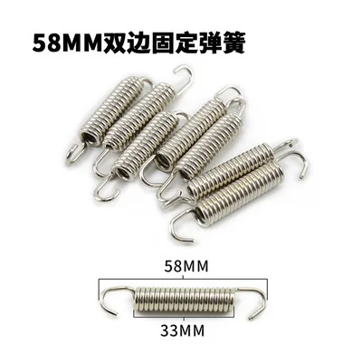 Ganchos de escape universales para motocicleta acero inoxidable - imagen 4