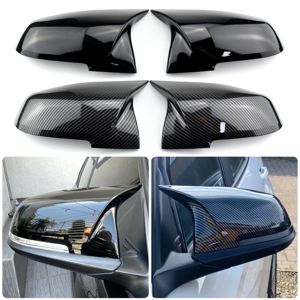 Carcasa espejo retrovisor fibra carbono BMW Serie 1 2 3 F20 F30 X1 - imagen 2
