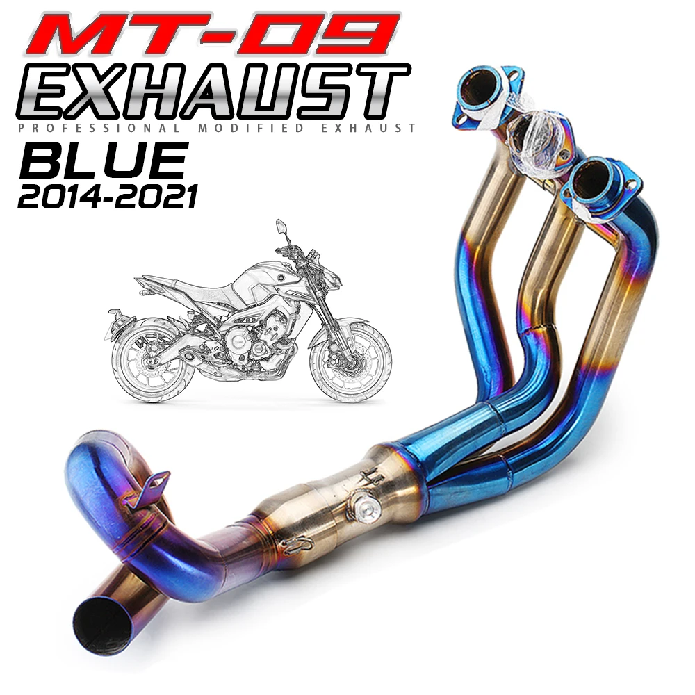 Silenciador escape Yamaha MT-09/XSR900 2013-2024 acero inoxidable