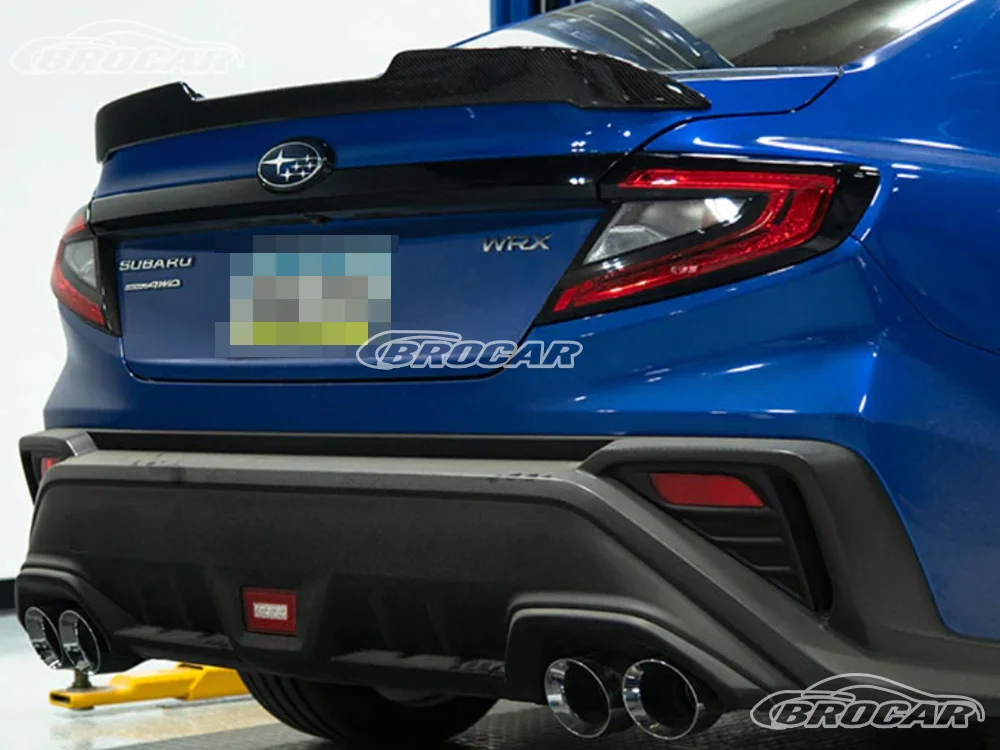 Alerón pico de pato ABS negro brillo para Subaru WRX 2022-2025