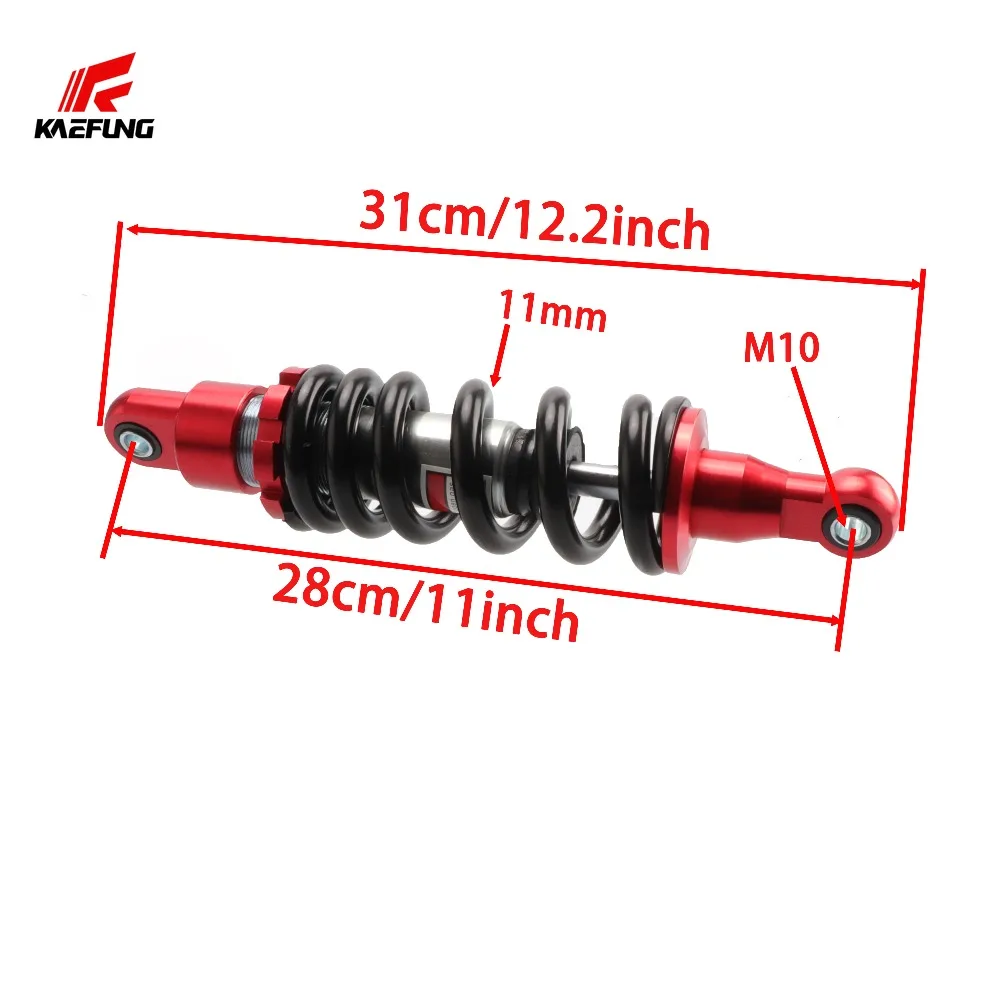Amortiguador trasero de aluminio para pit bike y dirt bike - imagen 5